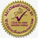 Seal of Recommendation Wedding Solutions